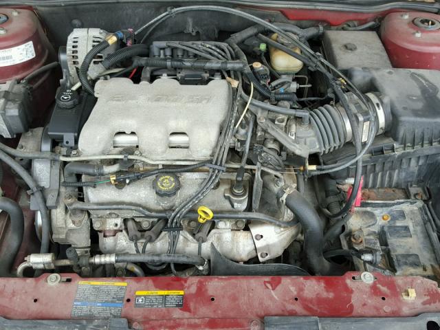 1G3NF12E92C174590 - 2002 OLDSMOBILE ALERO GLS 红色 照片 7