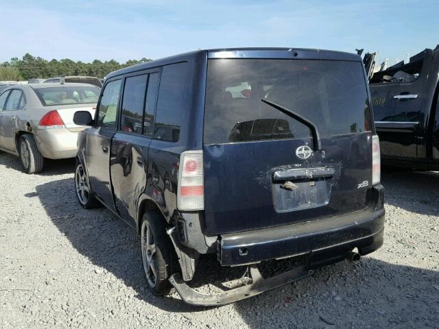 JTLKT324264074706 - 2006 TOYOTA SCION XB BLUE photo 3