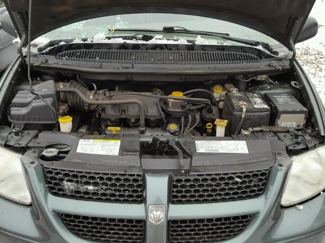 2B4GP44R32R713328 - 2002 DODGE GRAND CARA GREEN photo 7