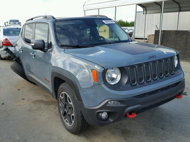 ZACCJBCT1FPC16163 - 2015 JEEP RENEGADE T GRAY photo 1