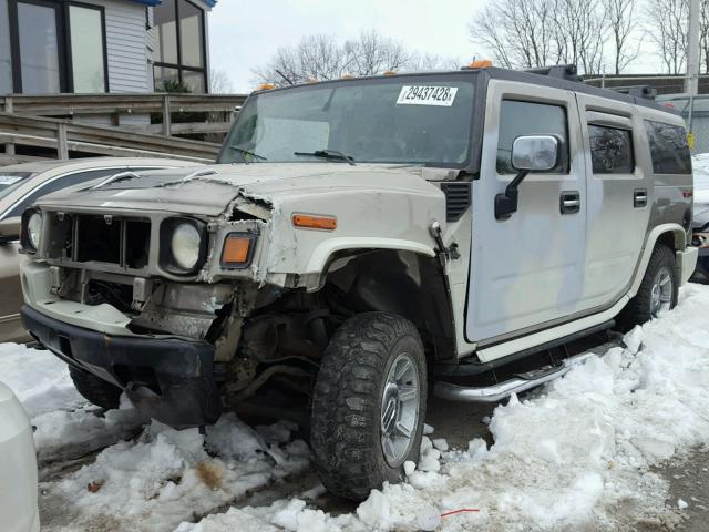 5GRGN23U43H119748 - 2003 HUMMER H2 GRAY photo 2