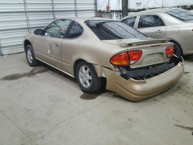 1G3NL12F32C239533 - 2002 OLDSMOBILE ALERO GL GOLD photo 3