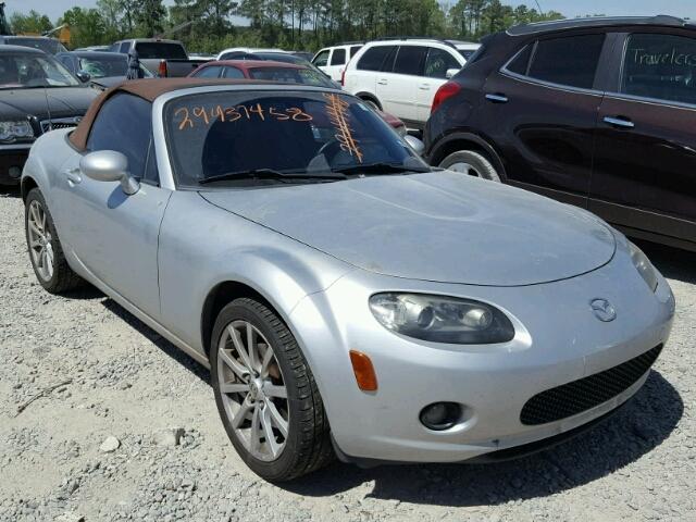 JM1NC25F160104978 - 2006 MAZDA MX-5 MIATA SILVER photo 1