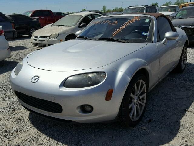 JM1NC25F160104978 - 2006 MAZDA MX-5 MIATA SILVER photo 2