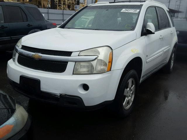 2CNDL63F876042053 - 2007 CHEVROLET EQUINOX LT WHITE photo 2