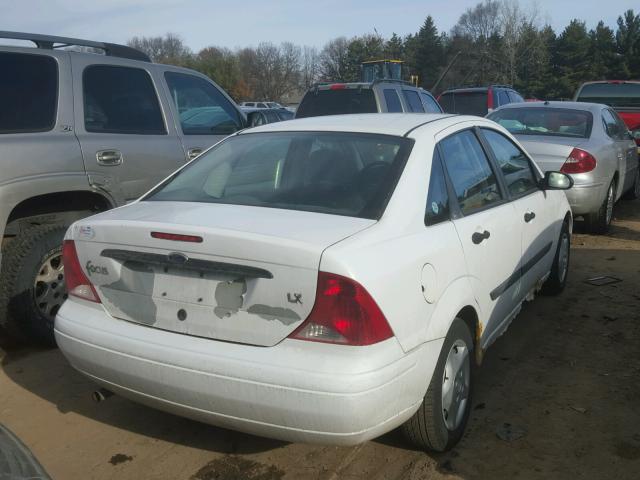 1FAFP33P4YW203410 - 2000 FORD FOCUS LX WHITE photo 4