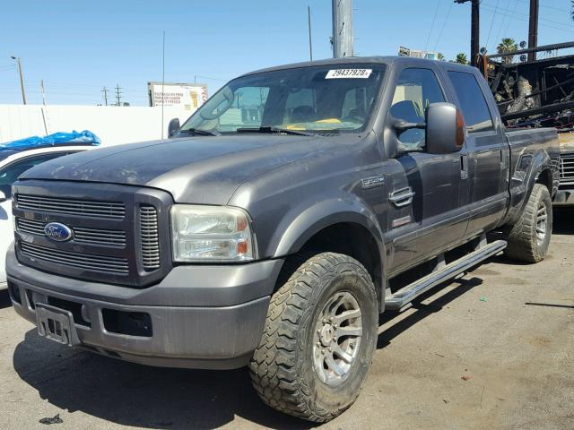 1FTSW21P86EB20610 - 2006 FORD F250 SUPER GRAY photo 2