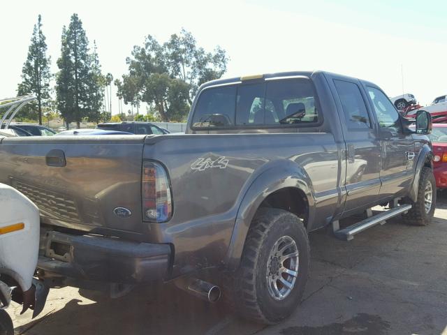 1FTSW21P86EB20610 - 2006 FORD F250 SUPER GRAY photo 4