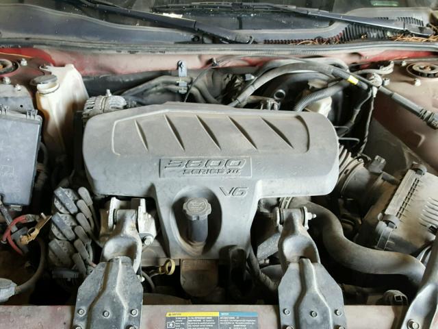 2G2WP552871145934 - 2007 PONTIAC GRAND PRIX Qırmızı foto 7