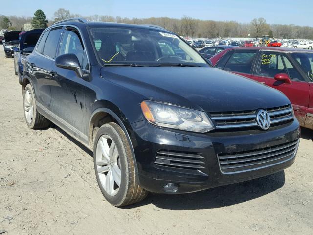 WVGEF9BP4DD002511 - 2013 VOLKSWAGEN TOUAREG V6 BLACK photo 1