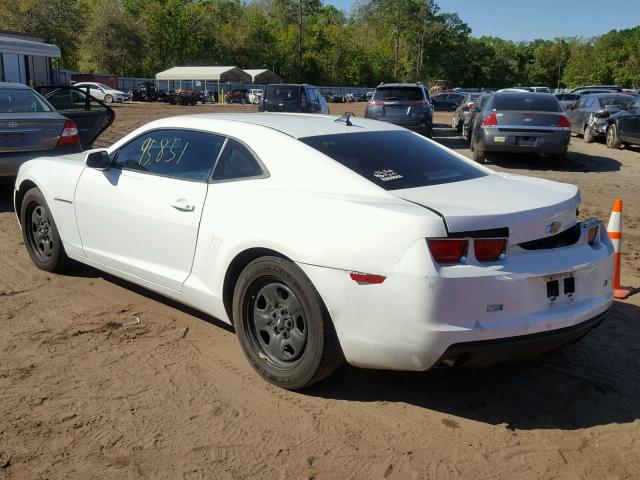 2G1FA1ED8B9104634 - 2011 CHEVROLET CAMARO LS WHITE photo 3