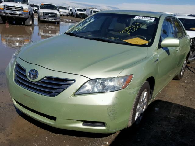 4T1BB46K17U002602 - 2007 TOYOTA CAMRY NEW GREEN photo 2