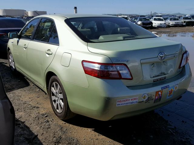 4T1BB46K17U002602 - 2007 TOYOTA CAMRY NEW GREEN photo 3