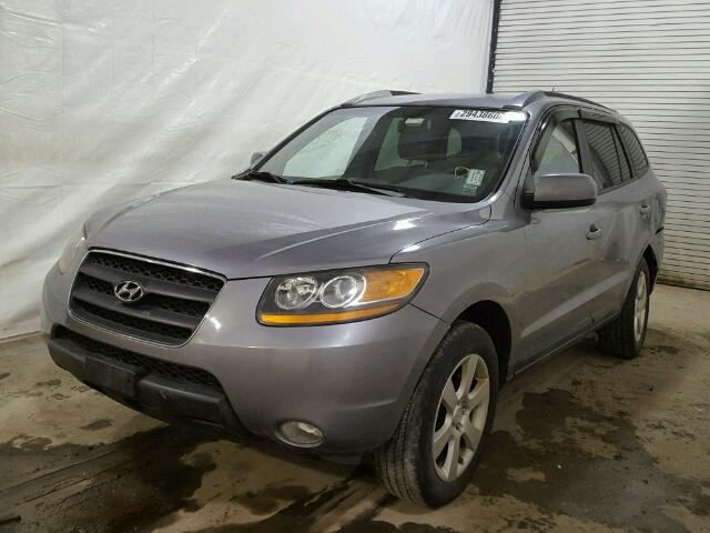 5NMSH73E98H167079 - 2008 HYUNDAI SANTA FE S GRAY photo 2