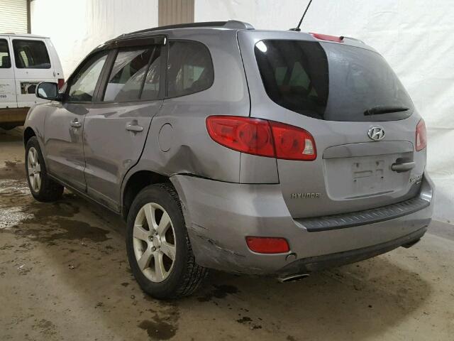 5NMSH73E98H167079 - 2008 HYUNDAI SANTA FE S GRAY photo 3