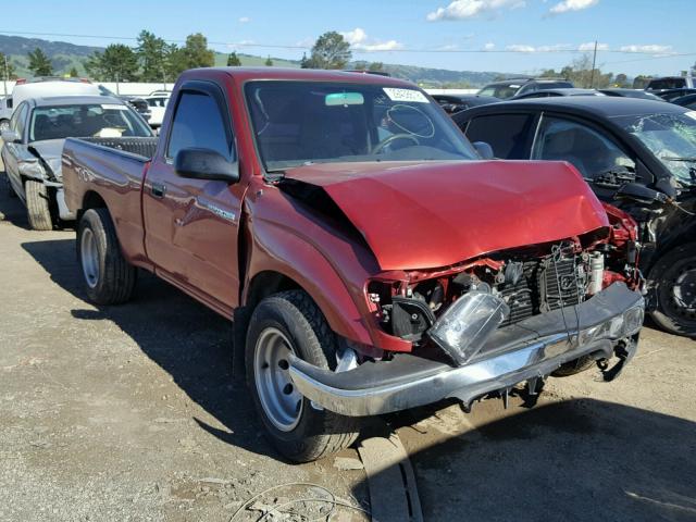 5TENL42N11Z758735 - 2001 TOYOTA TACOMA RED photo 1