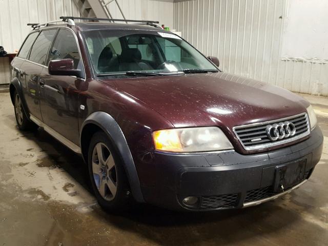 WA1YD64B43N072357 - 2003 AUDI ALLROAD MAROON photo 1