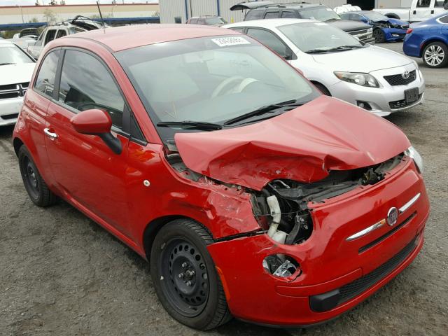 3C3CFFAR4CT335513 - 2012 FIAT 500 POP RED photo 1