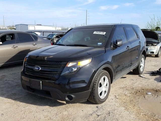 1FM5K8AR0FGB61648 - 2015 FORD EXPLORER P BLACK photo 2