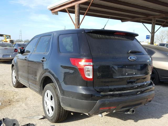 1FM5K8AR0FGB61648 - 2015 FORD EXPLORER P BLACK photo 3