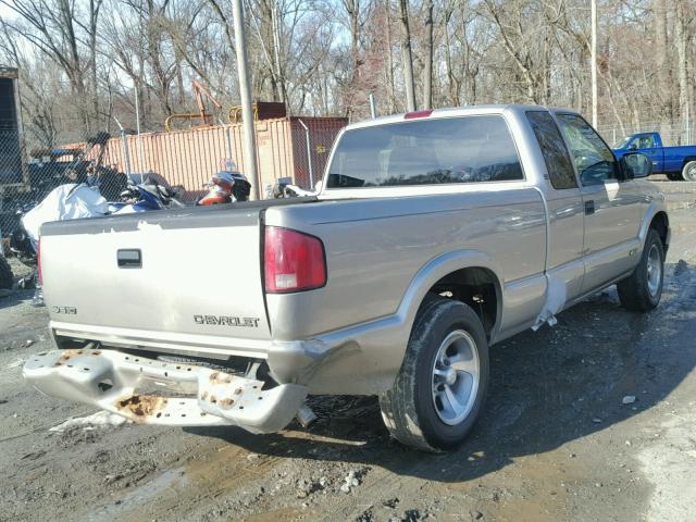 1GCCS1949X8147013 - 1999 CHEVROLET S TRUCK S1 BEIGE photo 4