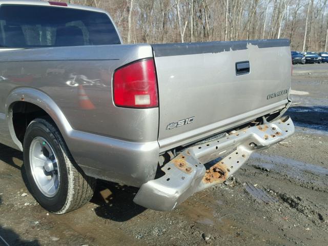 1GCCS1949X8147013 - 1999 CHEVROLET S TRUCK S1 BEIGE photo 9