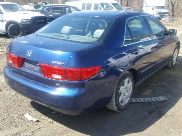 1HGCM56495A145081 - 2005 HONDA ACCORD LX BLUE photo 4