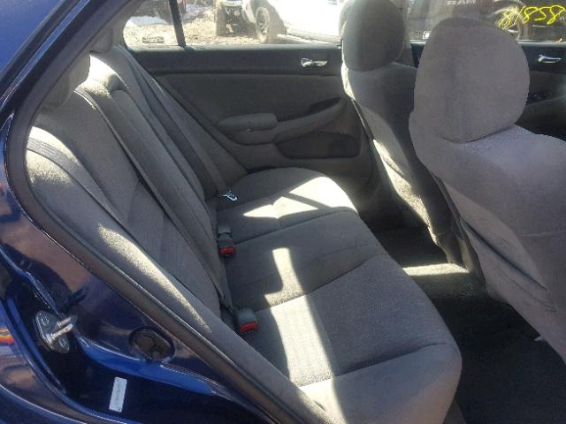 1HGCM56495A145081 - 2005 HONDA ACCORD LX BLUE photo 6