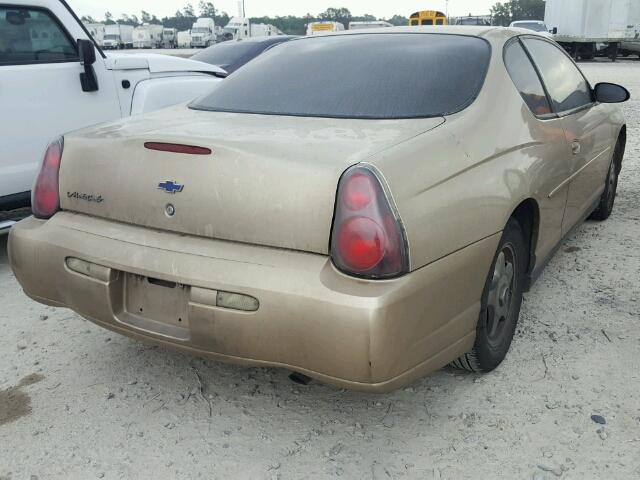 2G1WW12E749308522 - 2004 CHEVROLET MONTE CARL 棕色 照片 4