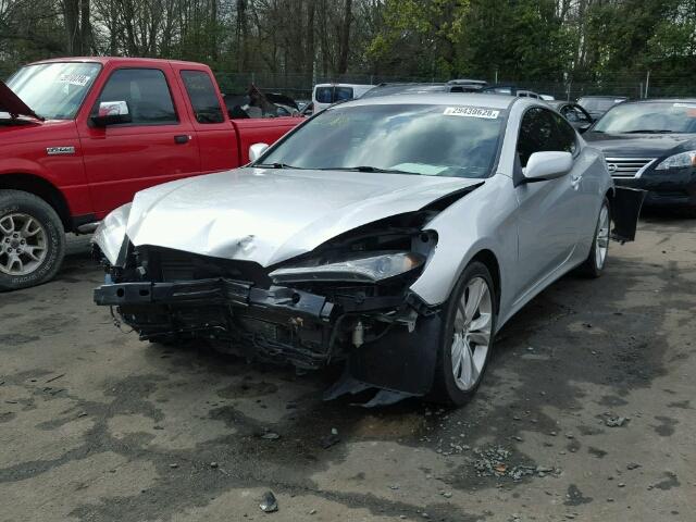 KMHHT6KD2BU062830 - 2011 HYUNDAI GENESIS CO SILVER photo 2