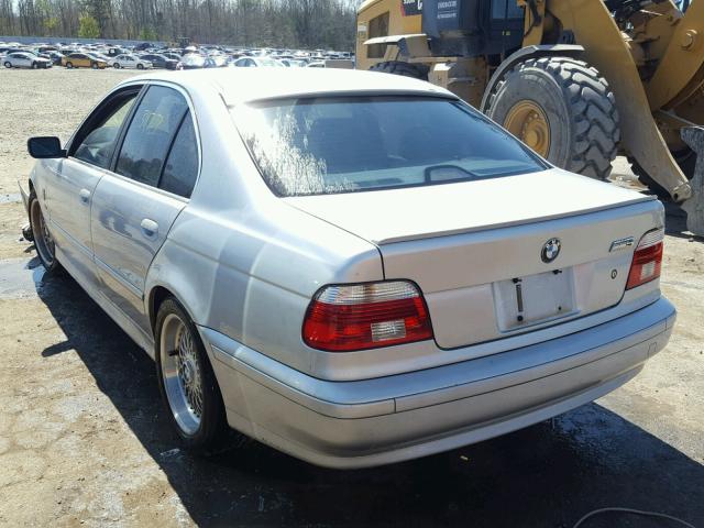 WBADT43431GX26536 - 2001 BMW 525 I AUTO SILVER photo 3