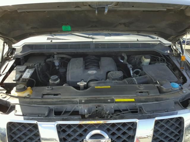 5N1AA08BX4N726590 - 2004 NISSAN ARMADA SE GRAY photo 7