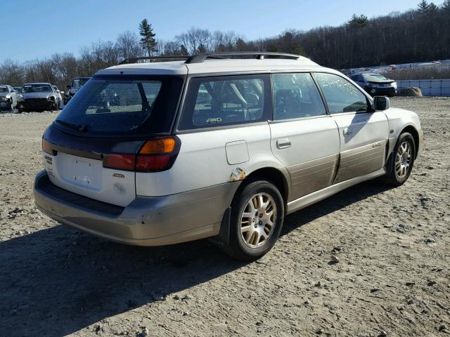 4S3BH806827625020 - 2002 SUBARU LEGACY OUT WHITE photo 4