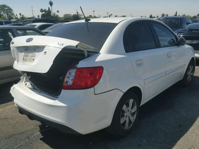 KNADH4A38A6629866 - 2010 KIA RIO LX Սպիտակ լուսանկար 4