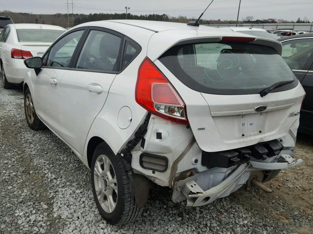 3FADP4EJ6FM179677 - 2015 FORD FIESTA SE WHITE photo 3