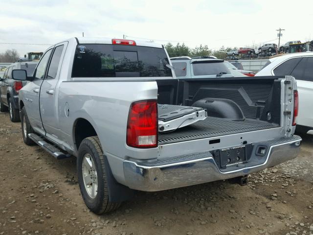 1C6RD7GP9CS249632 - 2012 DODGE RAM 1500 S SILVER photo 3