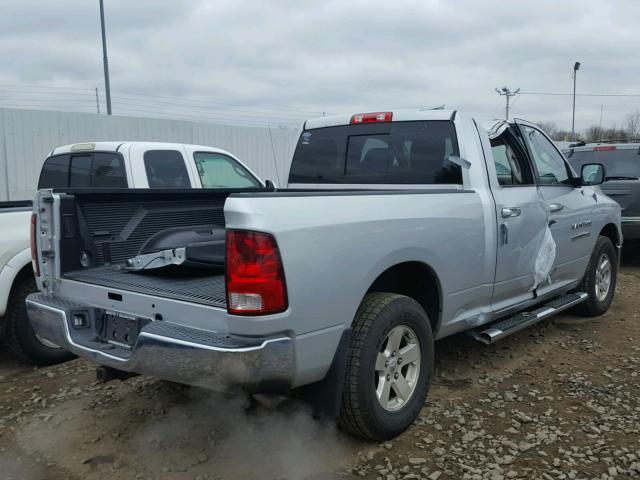 1C6RD7GP9CS249632 - 2012 DODGE RAM 1500 S SILVER photo 4