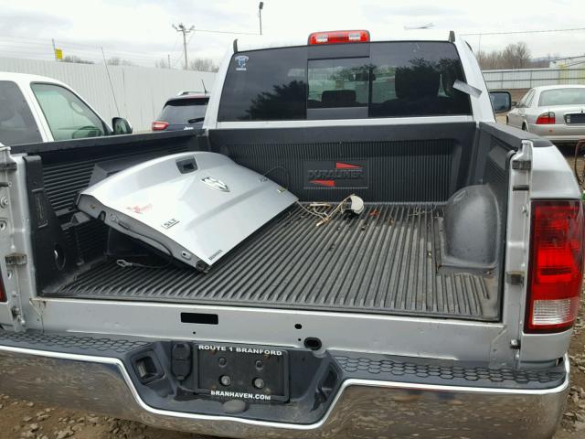 1C6RD7GP9CS249632 - 2012 DODGE RAM 1500 S SILVER photo 9