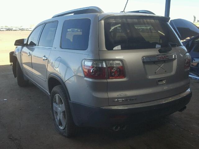 1GKEV33767J168851 - 2007 GMC ACADIA SLT ვერცხლისფერი ფოტო 3