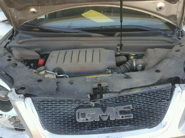 1GKEV33767J168851 - 2007 GMC ACADIA SLT ვერცხლისფერი ფოტო 7