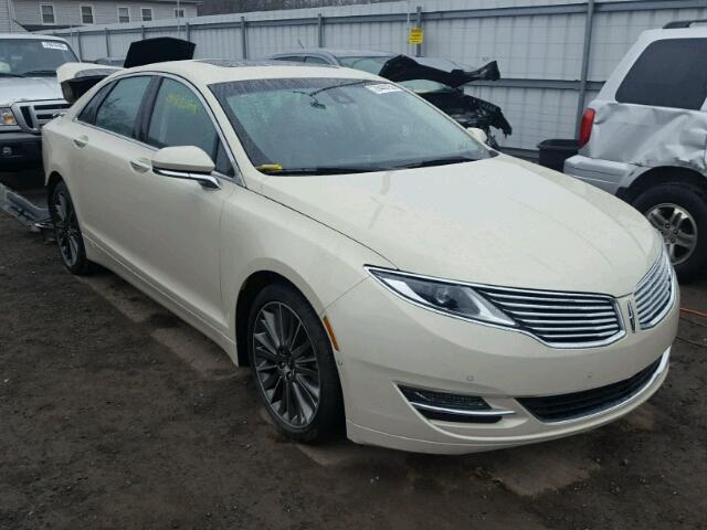 3LN6L2LU3ER824038 - 2014 LINCOLN MKZ HYBRID BEIGE photo 1