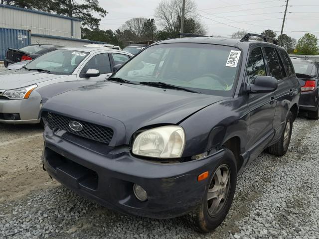 KM8SC13D73U530091 - 2003 HYUNDAI SANTA FE G GRAY photo 2