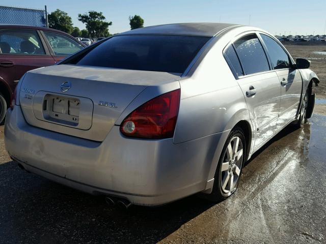 1N4BA41E44C922868 - 2004 NISSAN MAXIMA SE SILVER photo 4