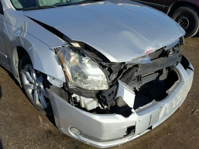 1N4BA41E44C922868 - 2004 NISSAN MAXIMA SE SILVER photo 9