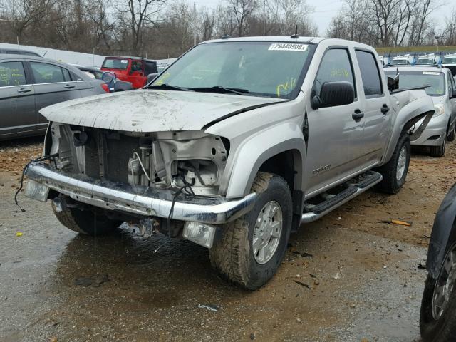 1GTDS136548215494 - 2004 GMC CANYON WHITE photo 2