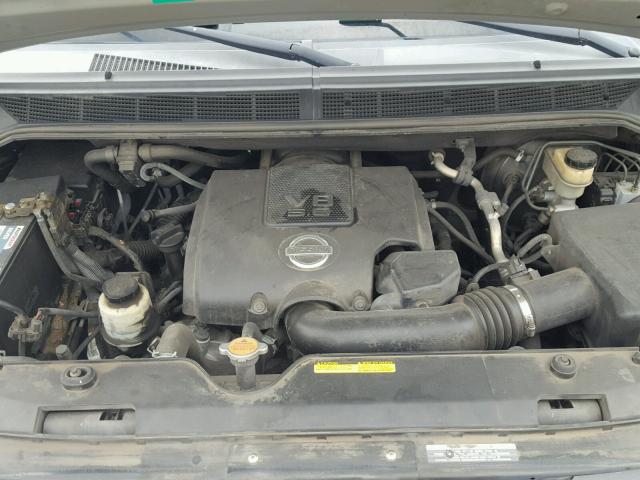 5N1BA08D69N600952 - 2009 NISSAN ARMADA SE SILVER photo 7