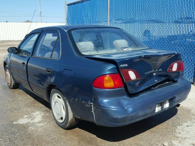 1NXBR12E3WZ091047 - 1998 TOYOTA COROLLA VE BLUE photo 3