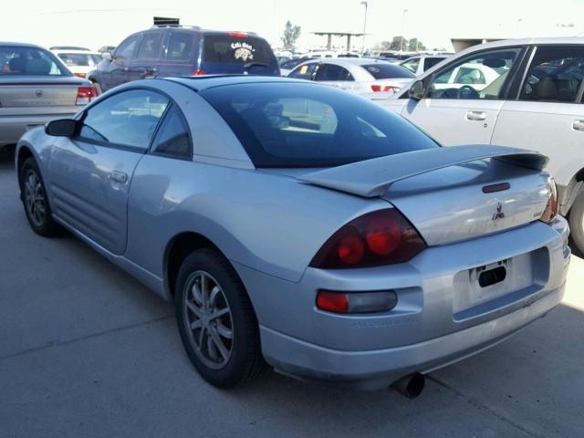 4A3AC44G41E205350 - 2001 MITSUBISHI ECLIPSE GS SILVER photo 3