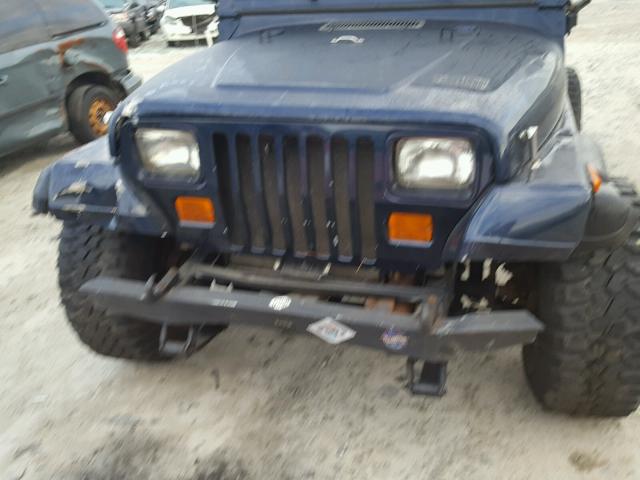 1J4FY19P6RP446757 - 1994 JEEP WRANGLER / BLUE photo 9