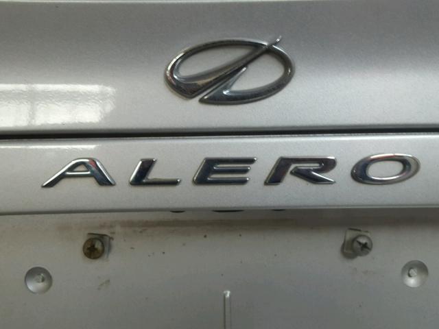 1G3NL12E54C201280 - 2004 OLDSMOBILE ALERO GL SILVER photo 10